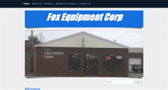 Desktop Screenshot of foxequipmentcorp.com