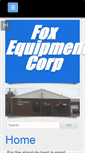 Mobile Screenshot of foxequipmentcorp.com